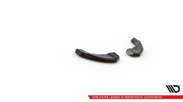 Heck Ansatz Flaps Diffusor V.1 für Hyundai Kona Mk1 schwarz Hochglanz