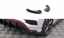 Heck Ansatz Flaps Diffusor V.1 passend für Hyundai Kona Mk1 schwarz Hochglanz
