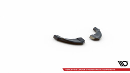 Heck Ansatz Flaps Diffusor V.1 passend für Hyundai Kona Mk1 schwarz Hochglanz