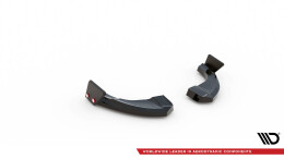 Heck Ansatz Flaps Diffusor V.1 +Flaps für Hyundai Kona N Mk1 schwarz matt