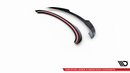 Heck Spoiler Aufsatz Abrisskante für Mini Cooper Clubman John Cooper Works F54 schwarz Hochglanz