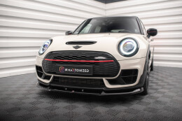 Cup Spoilerlippe Front Ansatz V.1 für Mini Cooper Clubman John Cooper Works F54 FL schwarz Hochglanz