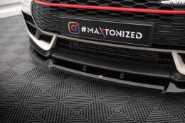 Cup Spoilerlippe Front Ansatz V.1 passend für Mini Cooper Clubman John Cooper Works F54 Facelift schwarz Hochglanz