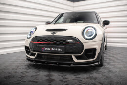 Cup Spoilerlippe Front Ansatz V.1 passend für Mini Cooper Clubman John Cooper Works F54 Facelift schwarz Hochglanz