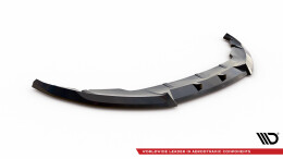 Cup Spoilerlippe Front Ansatz V.1 passend für Mini Cooper Clubman John Cooper Works F54 Facelift schwarz Hochglanz
