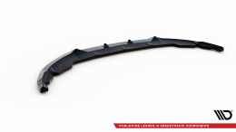 Cup Spoilerlippe Front Ansatz V.1 passend für Mini Cooper Clubman John Cooper Works F54 Facelift schwarz Hochglanz
