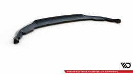 Cup Spoilerlippe Front Ansatz V.2 passend für Mini Cooper Clubman John Cooper Works F54 Facelift schwarz Hochglanz