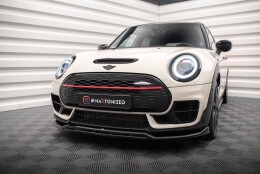 Street+ Spoilerlippe Front Ansatz V.2 passend für Mini Cooper Clubman John Cooper Works F54 FL schwarz Hochglanz