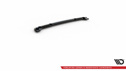 Mittlerer Cup Diffusor Heck Ansatz passend für Mini Cooper Clubman John Cooper Works F54 Facelift schwarz Hochglanz