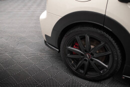 Heck Ansatz Flaps Diffusor passend für Mini Cooper Clubman John Cooper Works F54 Facelift schwarz Hochglanz