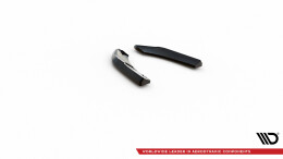 Heck Ansatz Flaps Diffusor passend für Mini Cooper Clubman John Cooper Works F54 Facelift schwarz Hochglanz