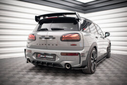 Street Pro Heckschürze Heck Ansatz Diffusor passend für Mini Cooper Clubman John Cooper Works F54 schwarz-rot