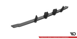 Street Pro Heckschürze Heck Ansatz Diffusor passend für Mini Cooper Clubman John Cooper Works F54 schwarz-rot