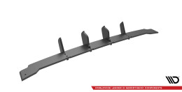 Street Pro Heckschürze Heck Ansatz Diffusor passend für Mini Cooper Clubman John Cooper Works F54 schwarz-rot