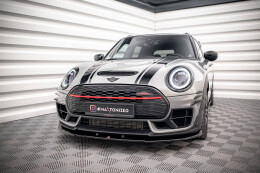 Cup Spoilerlippe Front Ansatz V.3 für Mini Cooper Clubman John Cooper Works F54 FL schwarz Hochglanz