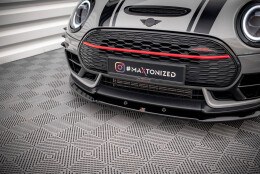 Cup Spoilerlippe Front Ansatz V.3 passend für Mini Cooper Clubman John Cooper Works F54 Facelift schwarz Hochglanz