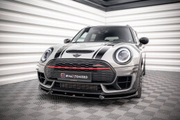 Cup Spoilerlippe Front Ansatz V.4 passend für Mini Cooper Clubman John Cooper Works F54 Facelift schwarz Hochglanz