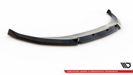Cup Spoilerlippe Front Ansatz V.4 passend für Mini Cooper Clubman John Cooper Works F54 Facelift schwarz Hochglanz