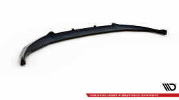 Cup Spoilerlippe Front Ansatz V.4 passend für Mini Cooper Clubman John Cooper Works F54 Facelift schwarz Hochglanz