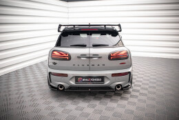 Mittlerer Cup Diffusor Heck Ansatz passend für Mini Cooper Clubman John Cooper Works F54 Facelift schwarz Hochglanz