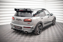 Heck Ansatz Flaps Diffusor V.2 passend für Mini Cooper Clubman John Cooper Works F54 Facelift schwarz Hochglanz