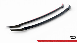 Heck Spoiler Aufsatz Abrisskante passend für Hyundai Elantra Mk7 schwarz Hochglanz