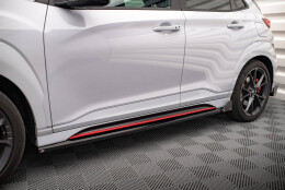 Seitenschweller Ansatz Cup Leisten für V.1 + Flaps für Hyundai Kona N Mk1