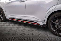 Seitenschweller Ansatz Cup Leisten für V.1 + Flaps für Hyundai Kona N Mk1