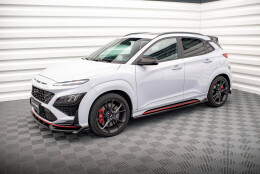 Seitenschweller Ansatz Cup Leisten für V.1 + Flaps für Hyundai Kona N Mk1
