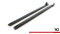 Seitenschweller Ansatz Cup Leisten V.1 + Flaps für Hyundai Kona N Mk1 schwarz Hochglanz