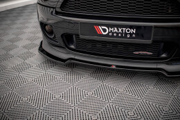 Cup Spoilerlippe Front Ansatz V.2 passend für Mini Cooper John Cooper Works R56 schwarz Hochglanz