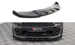 Cup Spoilerlippe Front Ansatz V.3 passend für Mini Cooper John Cooper Works R56 schwarz Hochglanz