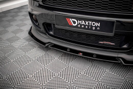 Cup Spoilerlippe Front Ansatz V.3 passend für Mini Cooper John Cooper Works R56 schwarz Hochglanz