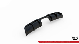 Heck Ansatz Diffusor für Mini Cooper John Cooper Works R56 schwarz Hochglanz