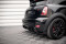 Heck Ansatz Diffusor passend für Mini Cooper John Cooper Works R56 schwarz Hochglanz