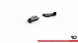 Heck Ansatz Flaps Diffusor V.2 für Mini Cooper John Cooper Works R56 schwarz Hochglanz