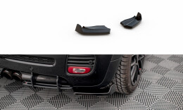 Street+ Heck Ansatz Flaps V.2 passend für Mini Cooper John Cooper Works R56 schwarz Hochglanz