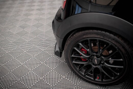 Street+ Heck Ansatz Flaps V.3 passend für Mini Cooper John Cooper Works R56 schwarz Hochglanz