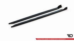 Seitenschweller Ansatz Cup Leisten V.2 passend für Mini Cooper John Cooper Works R56 schwarz Hochglanz