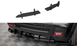 Street Pro Heckschürze Heck Ansatz Diffusor passend für Mini Cooper John Cooper Works R56 SCHWARZ