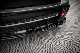 Street Pro Heckschürze Heck Ansatz Diffusor passend für Mini Cooper John Cooper Works R56 SCHWARZ