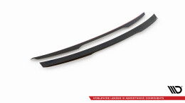 Heck Spoiler Aufsatz Abrisskante passend für Audi A5 Coupe 8T schwarz Hochglanz