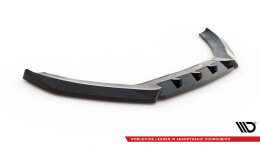Cup Spoilerlippe Front Ansatz V.1 passend für Audi A5 Coupe / Sportback 8T Facelift schwarz Hochglanz