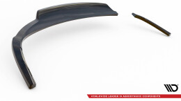 Mittlerer Cup Diffusor Heck Ansatz DTM Look passend für Audi A5 Coupe 8T Facelift schwarz Hochglanz