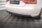 Mittlerer Cup Diffusor Heck Ansatz DTM Look passend für Audi A5 Coupe 8T Facelift schwarz Hochglanz