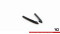 Heck Ansatz Flaps Diffusor passend für Audi A5 Coupe 8T Facelift schwarz Hochglanz