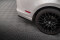 Heck Ansatz Flaps Diffusor passend für Ford Mustang Mk5 Facelift schwarz Hochglanz