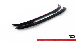 Heck Spoiler Aufsatz Abrisskante passend für Ford Edge Mk2 schwarz Hochglanz