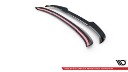 Heck Spoiler Aufsatz Abrisskante passend für Ford Edge Mk2 schwarz Hochglanz