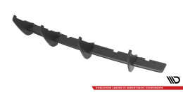 Street Pro Heckschürze Heck Ansatz Diffusor passend für Ford Edge Mk2 schwarz-rot